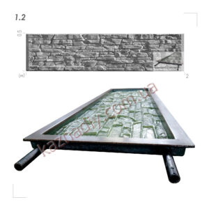 Форма изготовления бетонных заборов