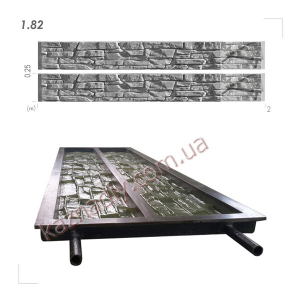 Стеклопластиковая форма для забора