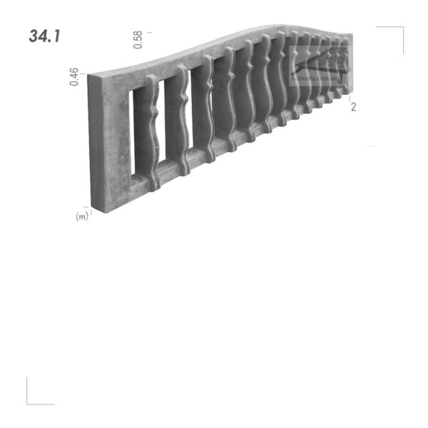 Форма для забора 34.1