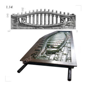 Форма для бетонного ограждения