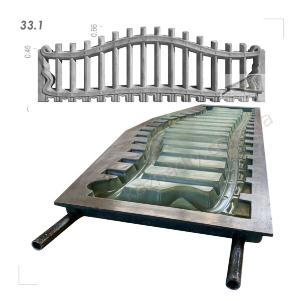 Форма для забора 33.1