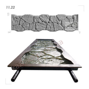 Стеклопластиковая форма для бетонного забора