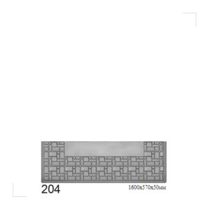 Форма для противоусадочной плиты 204