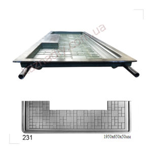 Форма для противоусадочной плиты