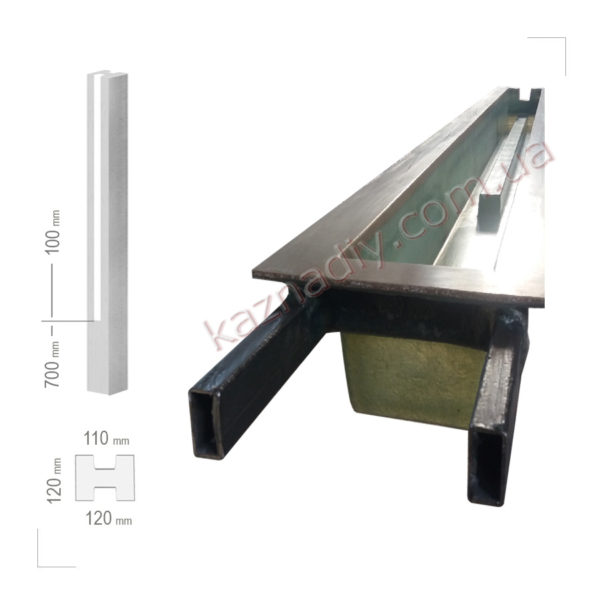 Форма для заборного столба