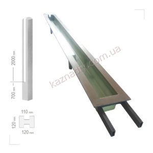 Форма для заборного столба