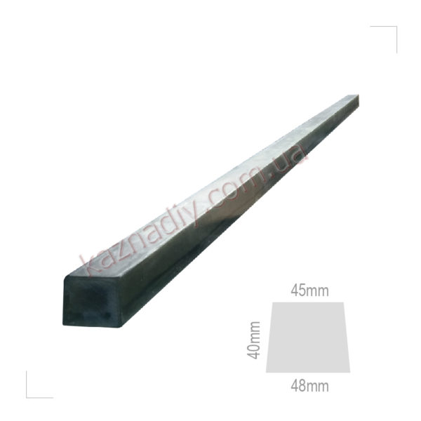 Шток для форми фактурного столба, на 4 секцию, сечение 47х40mm