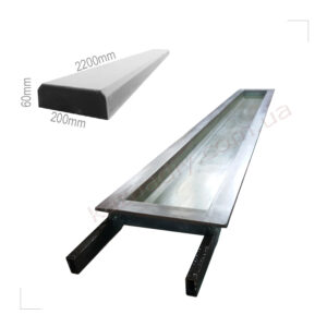 Форма для накрытия на двухсторонний забор