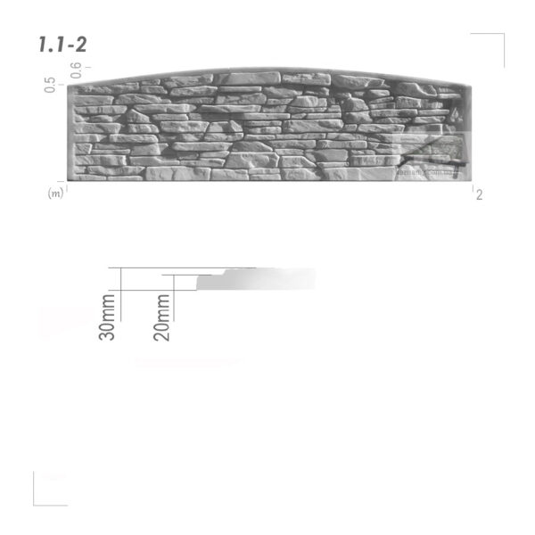 Форма для забора 1.1-2