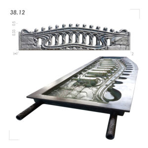 Форма из пластика для забора