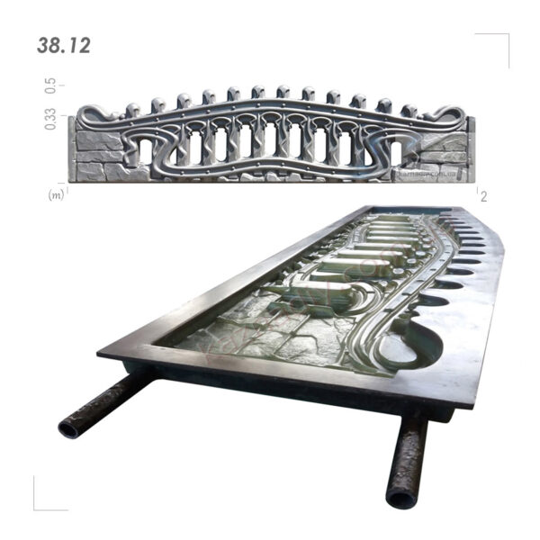 Форма из пластика для забора