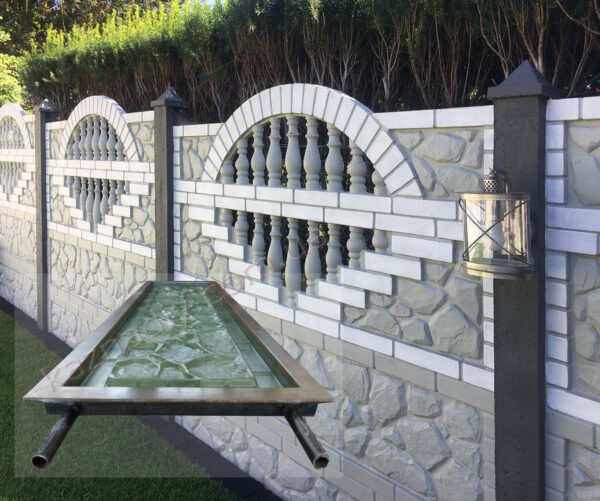 Стеклопластиковая форма для забора