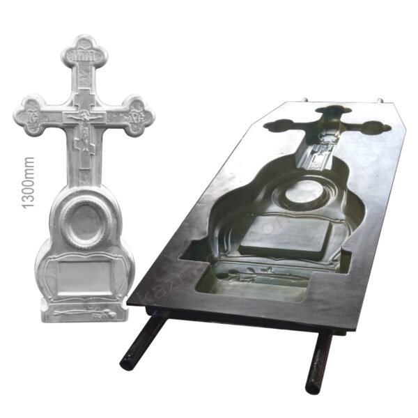 Форма для памятника крест 1