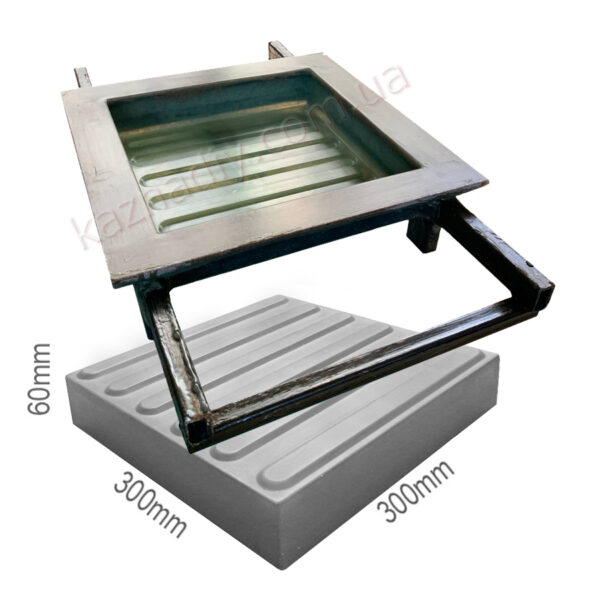 форма для тактильной плитки 2